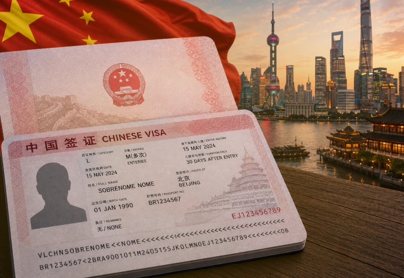 Visto Chinês para brasileiros